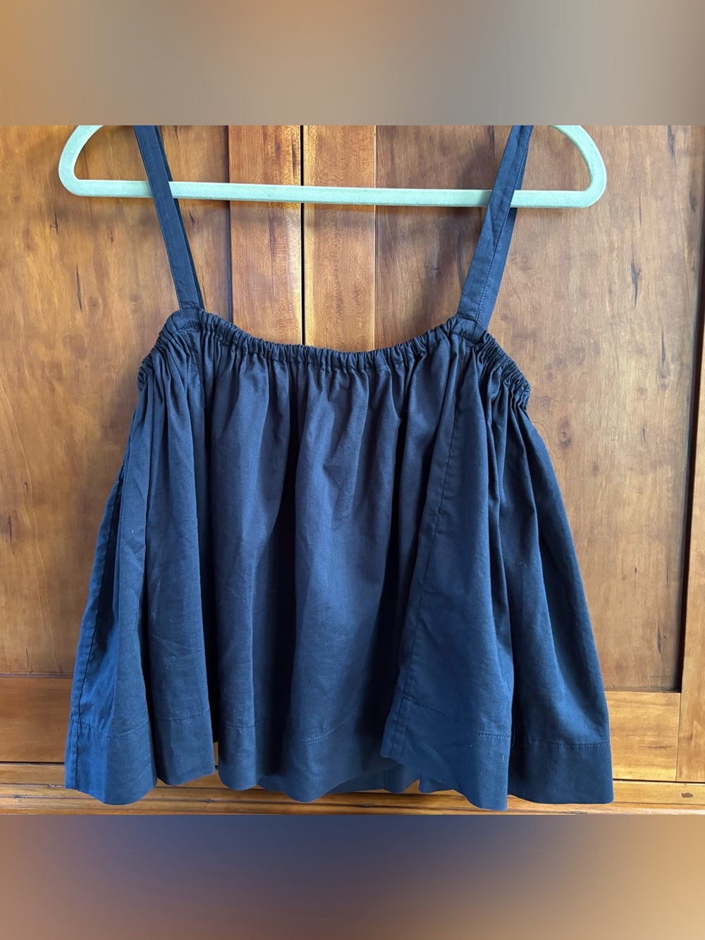 Citizens of Humanity "Marlo" Gauze Swing Top (or Apron Cami) in navy blue - XS